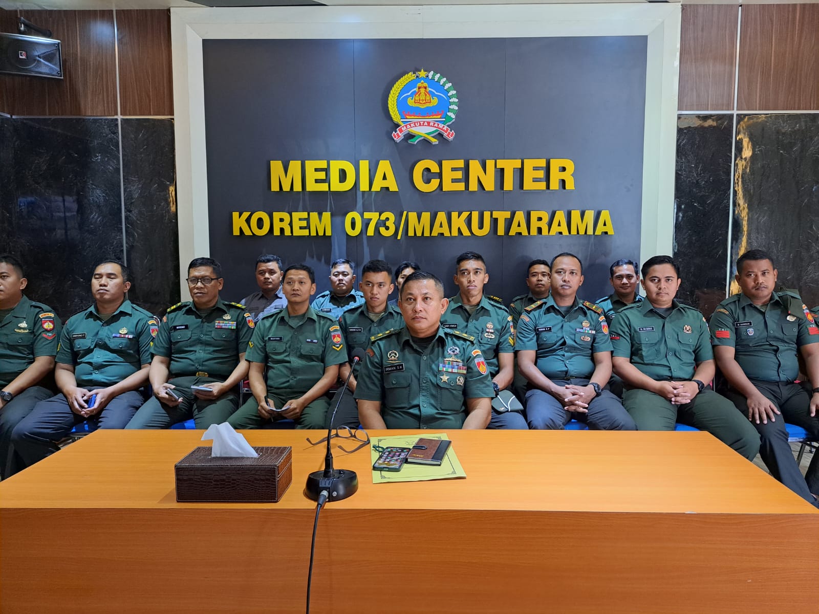 Korem 073/Makutarama Ikuti Sosialisasi Program KPR Swakelola TWP AD 